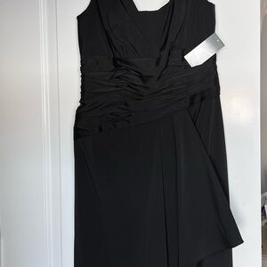 Donna Ricco Elegant Black Formal Sleeveless Dress Size 8